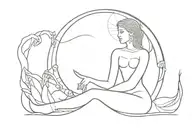 Isis Goddess tattoo design idea