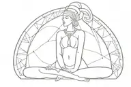 Isis Goddess tattoo design idea