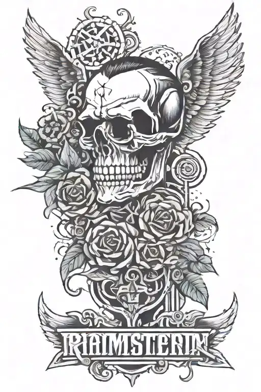 Rammstein tattoo design idea