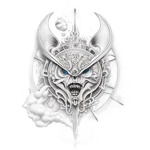 through the pages, into realms unknown tattoo design idea