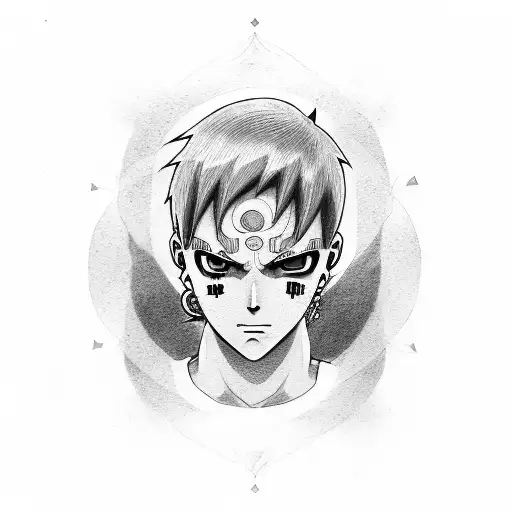 Gaara  tattoo design idea