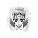 Gaara  tattoo design idea