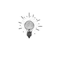 a light bulb tattoo design idea
