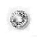 emptiness sphere tattoo design idea