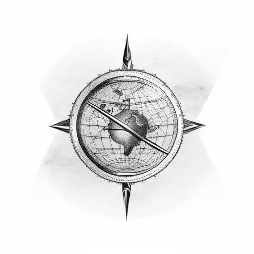 80 Globe Tattoo Designs for Men [2024 Inspiration Guide] | Tattoo designs  men, Globe tattoos, World globe tattoos