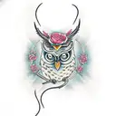 hear no speak no see no evil; jaguar; owl tattoo design idea