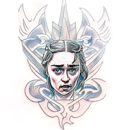 game of thrones arya tattoo design idea