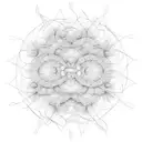  Mix the following graphs: a) Mandelbrot set. B) 3D representation of the circle of life. C) The bifurcation diagram tattoo design idea