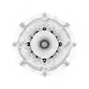  Mix the following graphs: a) Mandelbrot set. B) 3D representation of the circle of life. C) The bifurcation diagram tattoo design idea