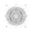  Mix the following graphs: a) Mandelbrot set. B) 3D representation of the circle of life. C) The bifurcation diagram tattoo design idea