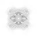  Mix the following graphs: a) Mandelbrot set. B) 3D representation of the circle of life. C) The bifurcation diagram tattoo design idea