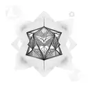 Diamond tattoo design idea