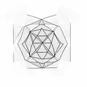 Diamond tattoo design idea