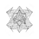 Diamond tattoo design idea