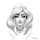 chola pinup tattoo design idea