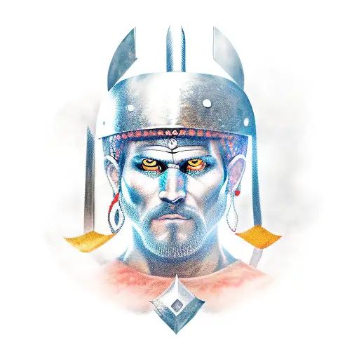 sparta warrior tattoo design idea