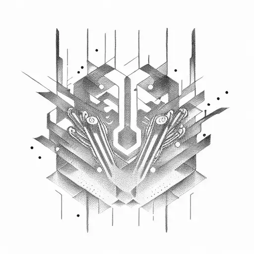 mute fingers tattoo design idea