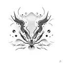 fingers be quiet tattoo design idea