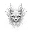 fingers be quiet tattoo design idea