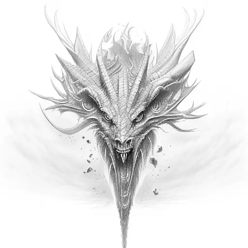 thestral  tattoo design idea