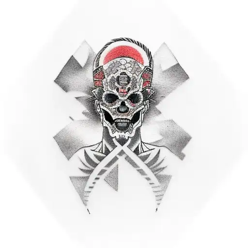 Tattoo representing a person who reinventing himself. A person who is ripping is chest a part to let a new himself out tattoo design idea