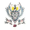 Romans 8:18 tattoo design idea