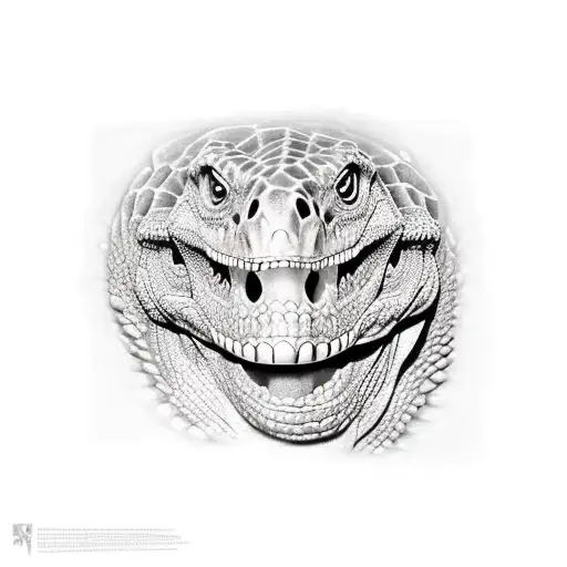 reptils tattoo design idea