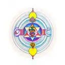 7 chakras  tattoo design idea