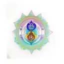 7 chakras  tattoo design idea