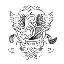 -"amor y control" -Cotopaxi -art/reading -5 in roman -strength -goal tattoo design idea