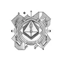 sagittarius symbol tattoo design idea