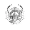 sagittarius symbol tattoo design idea