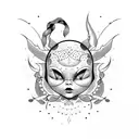 crybaby tattoo design idea