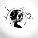 la llorona tattoo design idea