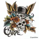carpe diem " tattoo design idea