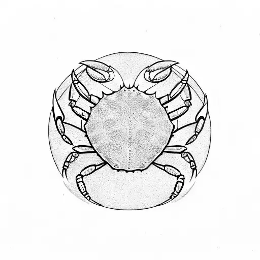 crab tattoo design idea