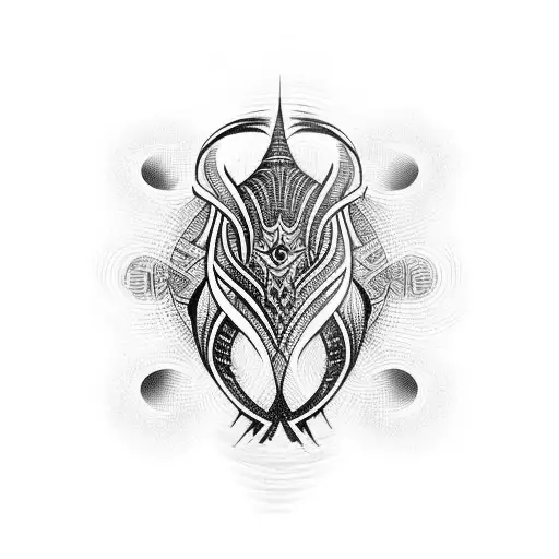 neo tribal tattoo design idea