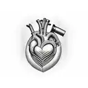 Crying Heart tattoo design idea