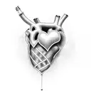 heart, rainbow, religions  tattoo design idea