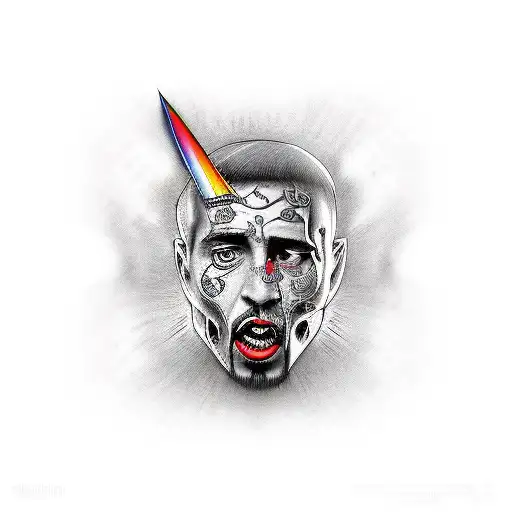 2pac tattoo design idea