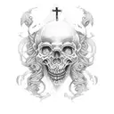 catholic  tattoo design idea