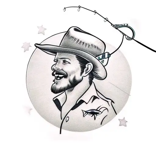 Traditional Cowboy Hat (frontal) Through Which A Tattoo Idea