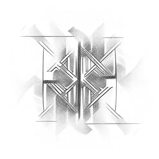 bars tattoo design idea