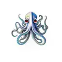 squid tattoo design idea
