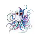 squid tattoo design idea