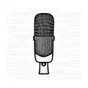 microphone Shure sm7B tattoo design idea