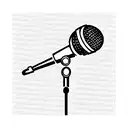 microphone Shure sm7B tattoo design idea