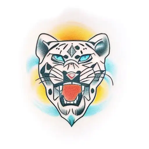 Panther tattoo design idea