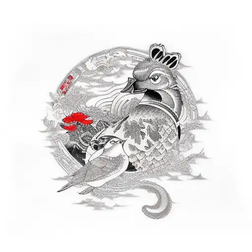 patos tattoo design idea