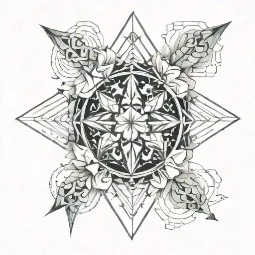 Lily, Pluto , mercury tattoo design idea